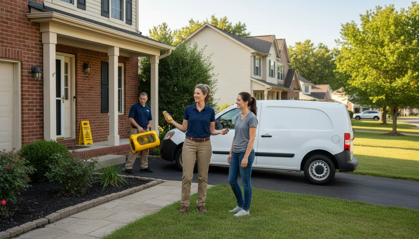 Water restoration image for Dehumidification And Cleanup Services in Cottonwood, MN